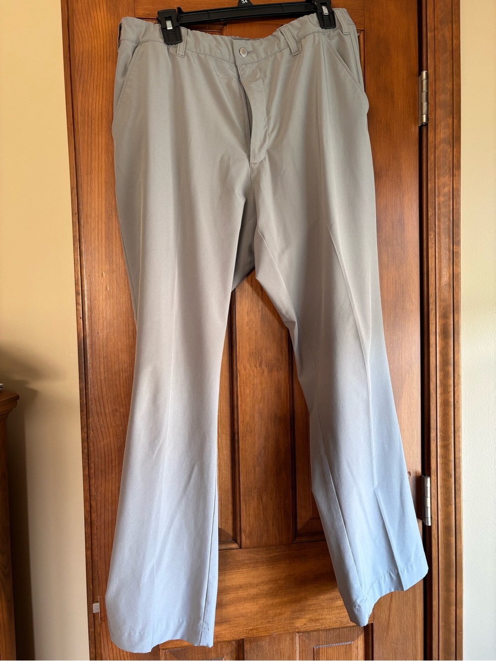 Men's Light Gray Performance Chinos